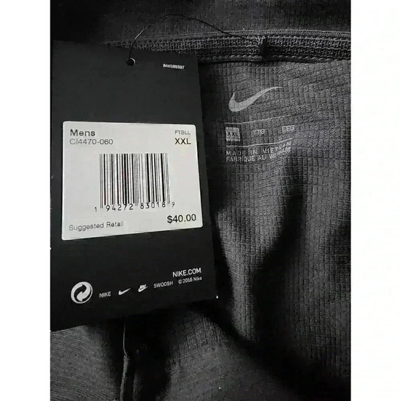 NWT NIKE Men's Dri-Fit Short Sleeve Patriots Gray Polo Shirt SZ XXL.‎ - Picture 3 of 4